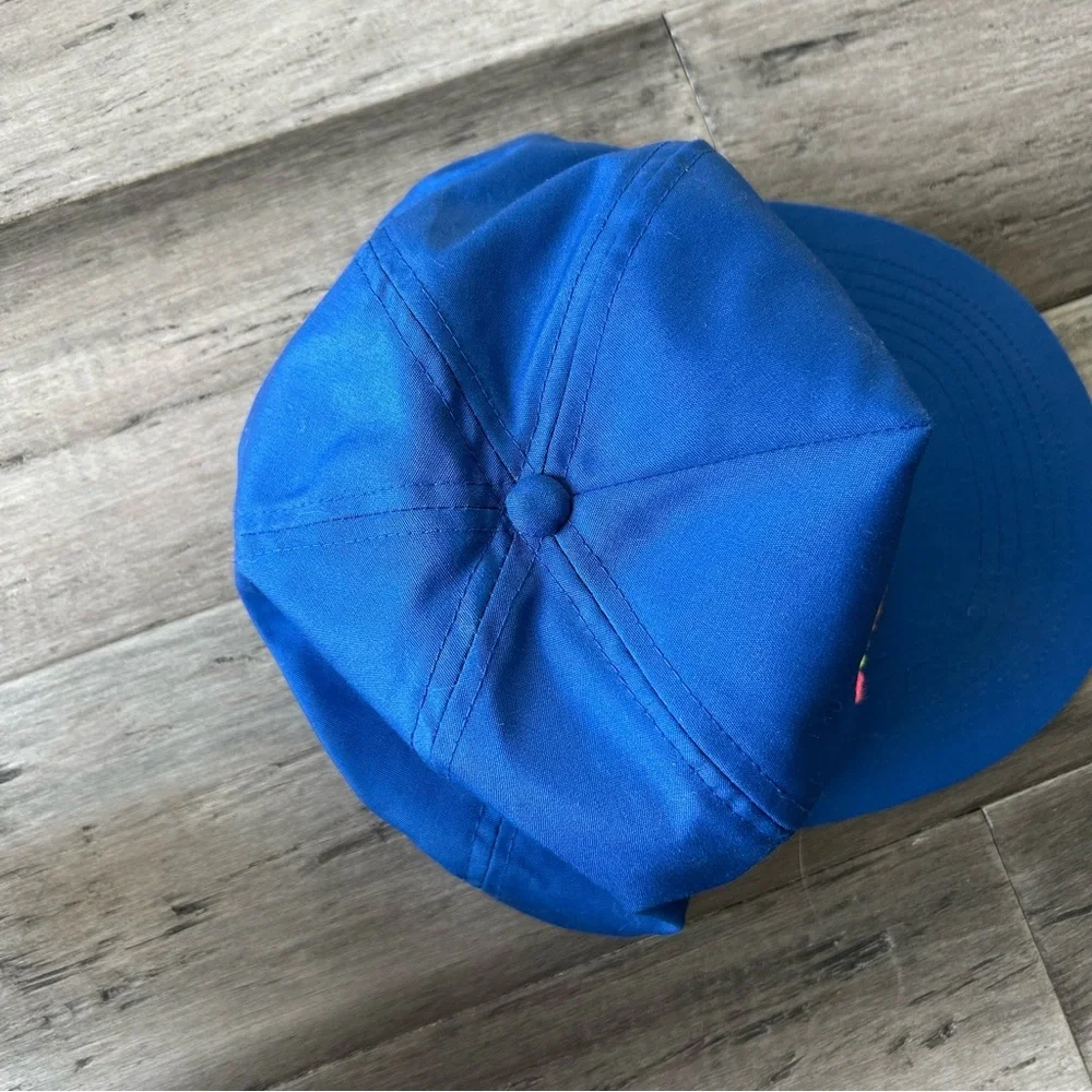 Vintage 1980s-1990s Royal Blue Neon San Francisco SnapBack Trucker Cap Hat
